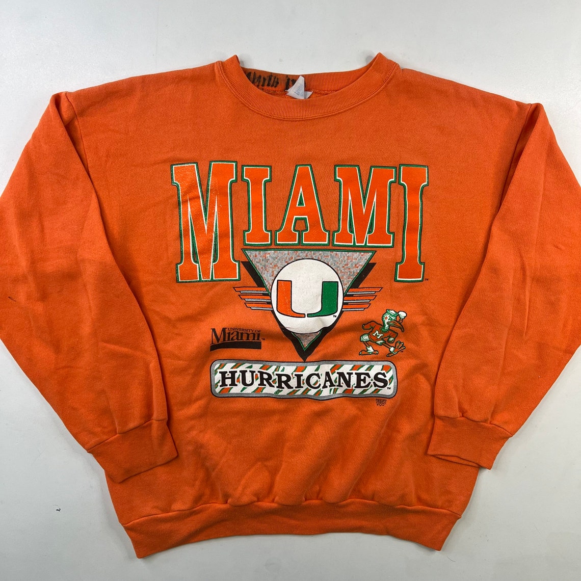 90s Miami Hurricanes Crewneck Sweatshirt