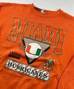 90s Miami Hurricanes Crewneck Sweatshirt