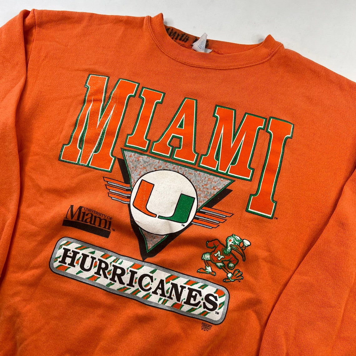 90s Miami Hurricanes Crewneck Sweatshirt
