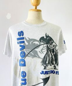 90s Nike Just Do It Duke University Blue Devils T-shirt