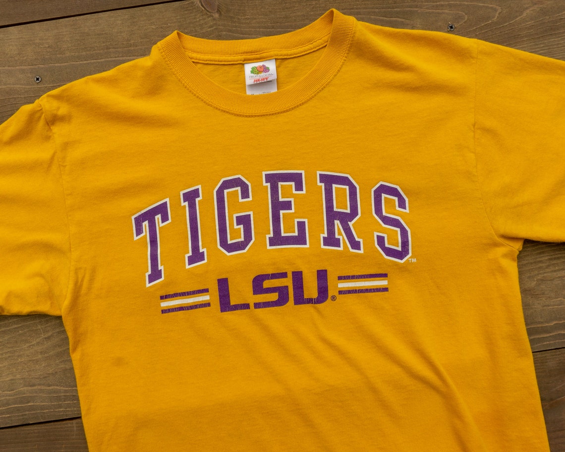 90s Vintage LSU Tigers Football T-Shirt