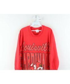 90s Womens One Size University Of Louisville Spell Out Sweatshirt Dress Usa, Womens University Of Louisville Dress, Womens Sweatshirt