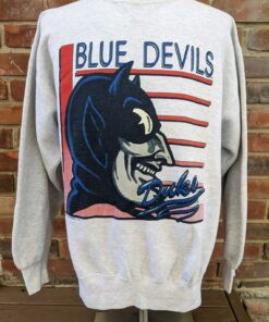 90s vintage Duke Blue Devils Sweatshirt Big Logo University Basketball Shirt