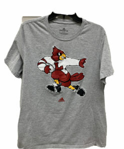 Adidas Louisville Cardinals Football T Shirt University Football Fan Shirt Gifts for NCAA Fans