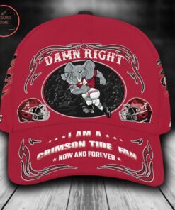 Alabama Crimson Tide Ncaa Classic Cap Mascot Custom Name