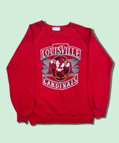 American College Sweatshirt Louisville Cardinals University Football Fan Shirt Gifts for NCAA Fans