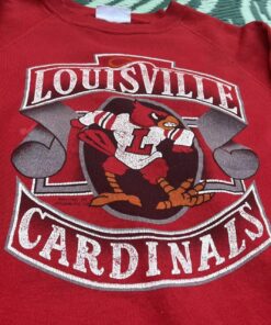 American College Sweatshirt Louisville Cardinals University Football Fan Shirt Gifts for NCAA Fans