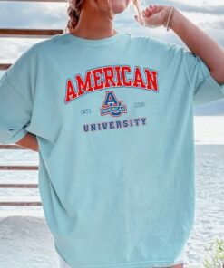American University Shirt, College Shirt, American University Tee, Student Gift, University Crewneck, American University, Harvard Tee