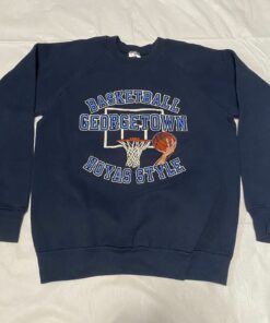Atmos Retro Georgetown University Hoyas Hoodie Sweatshirt Size 2XL Used Rare