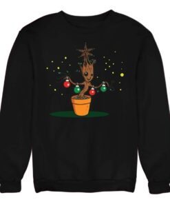Baby Groot Xmas Tree Christmas Jumper Sweater Adults & Kids Gift Present