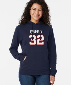 Ben Gregg, Gonzaga Bulldogs Basketball Official Lightweight Hoodie Gifts for Fans
