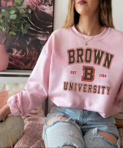 Brown University Sweatshirt, Brown Shirt Hoodie, Brown University, Brown Sweatshirt, College Sweatshirt, Brown Shirt, American Tee