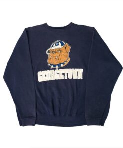 Bulldog Georgetown Hoyas Crewneck Sweater Pullover Big Image