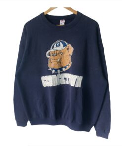 Bulldog Georgetown Hoyas Crewneck Sweater Pullover Big Image