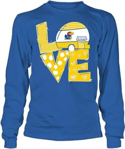 Camping Kansas Jayhawks Shirt