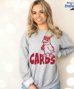 Cards Sweatshirt- Louisville Cardinal Sweatshirt- Kentucky- Cardinal Bird- Gildan Sweatshirt