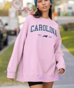 Carolina College Sweatshirt, Vintage Carolina Sweatshirt, Carolina Fan Crewneck, Distressed Carolina Sweatshirt, Carolina Student gift