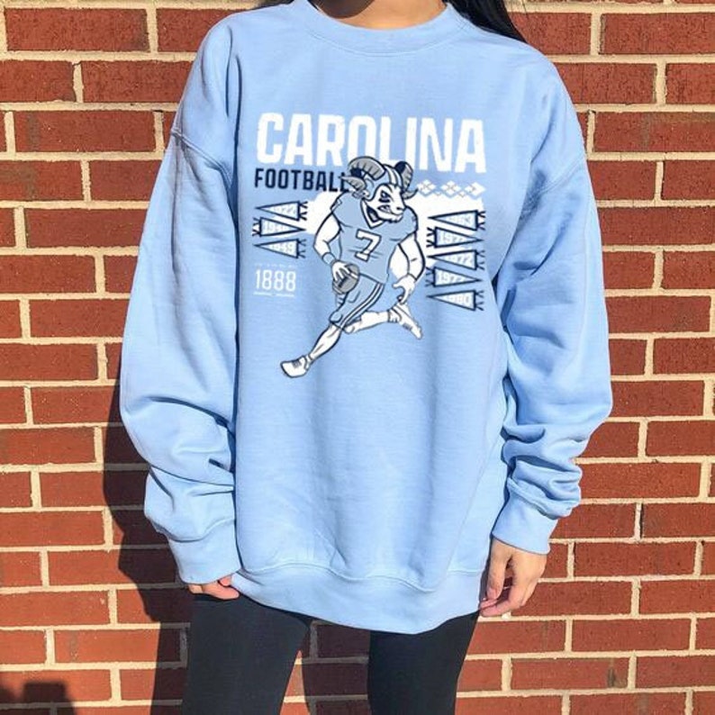 Carolina Football UNC Tar Heels Sweatshirt, North Carolina Sweatshirt, North Carolina Shirt, Gift for Fan, NCAA Carolina, Carolina Fan gift