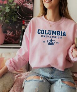 Columbia University Sweatshirt, College Shirt, Columbia University Tee, Student Gift, University Crewneck, American University, Harvard Tee