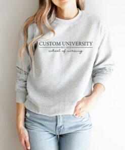 Custom College Sweatshirt,Customized School Sweatshirt Hoodie