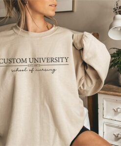 Custom College Sweatshirt,Customized School Sweatshirt Hoodie