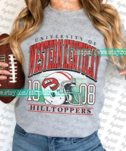 Custom Your City, Vintage Western Kentucky 1908 Crewneck Sweatshirt, Football Western Kentucky 1908, Western Kentucky 1908 Fan