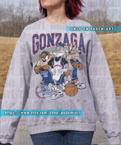 Customized Shirt Sweatshirt Hoodie, Gonzaga Bulldogs College Sweatshirt, Vintage Style Gonzaga College Garphic Shirt