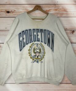 DISTRESS Vintage 90’s Georgetown University Hoyas Crewneck Sweatshirt