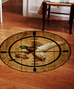 Duck Hunting Waterfowl Home Decor Round Rug, Carpet