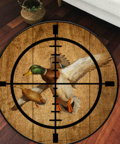 Duck Hunting Waterfowl Home Decor Round Rug, Carpet