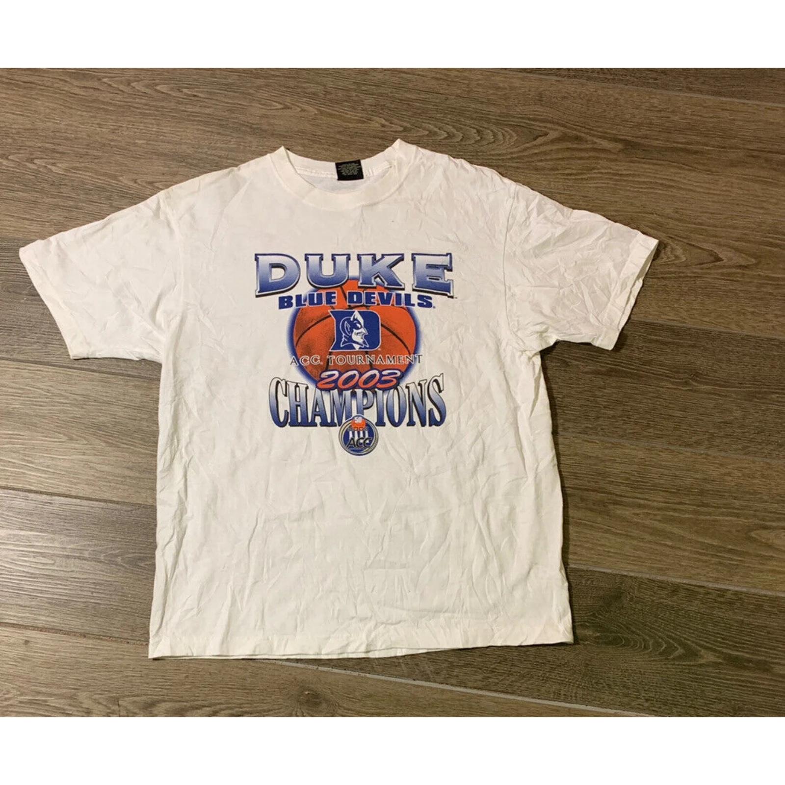 Duke Blue Devils Men’s Basketball 2003 ACC Champions T Shirt