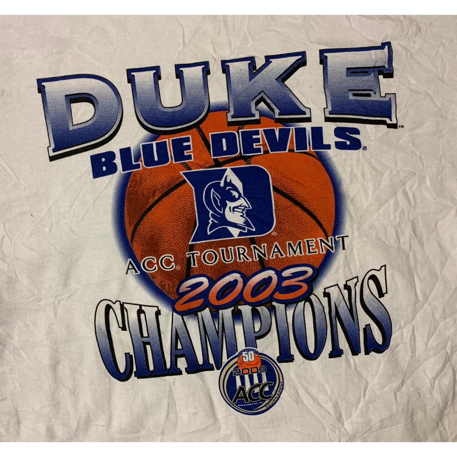 Duke Blue Devils Men’s Basketball 2003 ACC Champions T Shirt