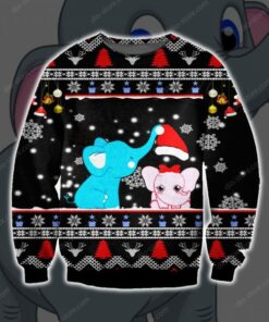 Elephant Merry Christmas Ugly Christmas Sweater, All Over Print Sweatshirt, Ugly Sweater, Christmas Sweaters, Hoodie, Sweater