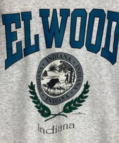 Elwood Indiana USA Sweatshirt Medium Vintage 90s Elwood Indiana Usa Pullover Crewneck
