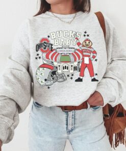 Exclusive Unisex 90s Vintage Oversized Ohio Buckeyes Sweatshirt