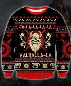Fa-La-La-La-La Valhalla-La Viking Ugly Christmas Sweater