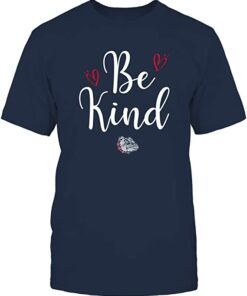 FanPrint Gonzaga Bulldogs, Be Kind Love University Logo Gift Shirt