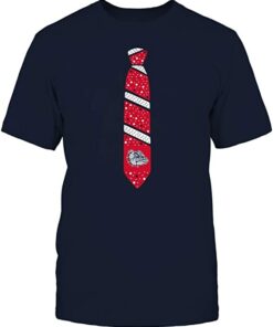FanPrint Gonzaga Bulldogs, Funny Necktie University Logo Print Shirt