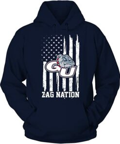 FanPrint Gonzaga Bulldogs Hoodie, Nation
