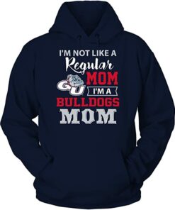 FanPrint Gonzaga Bulldogs Hoodie, Regular Mom