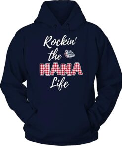 FanPrint Gonzaga Bulldogs Hoodie, Rockin The Nana Life