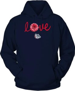 FanPrint Gonzaga Bulldogs, Love Daisy University Logo Shirt Gifts for Fans