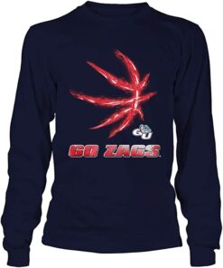 FanPrint Gonzaga Bulldogs Shirt, Basketball Light Gifts for Fans