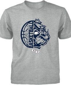 FanPrint Gonzaga Bulldogs Shirt, Half Face Basketball Gifts for Fans