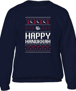 FanPrint Gonzaga Bulldogs Shirt, Hanukkah Happy Hanukkah Sweater Team