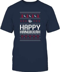 FanPrint Gonzaga Bulldogs Shirt, Hanukkah Happy Hanukkah Sweater Team