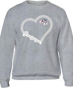 FanPrint Gonzaga Bulldogs Shirt, Heart, Gonzaga