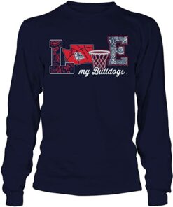 FanPrint Gonzaga Bulldogs Shirt, Love My Team Basketball