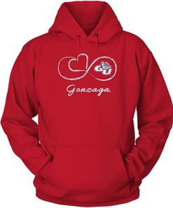 FanPrint Gonzaga Bulldogs Shirt, Love and Love, Gonzaga