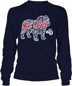 FanPrint Gonzaga Bulldogs Shirt, Slogan Inside Mascot